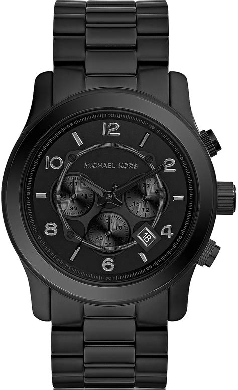 black michael kors watches for men|mk watch for men price.